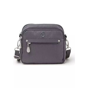 Baggallini Oakland Crossbody Water Resistant Bag New Without Tags In Medium Gray